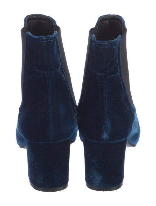 Le Silla Velvet Chelsea Boots