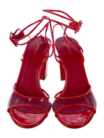 Le Silla Patent Leather Sandals