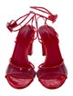 Le Silla Patent Leather Sandals