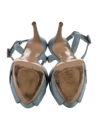 Le Silla Denim Sandals