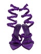 Le Silla Satin Gladiator Sandals