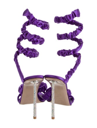 Le Silla Satin Gladiator Sandals