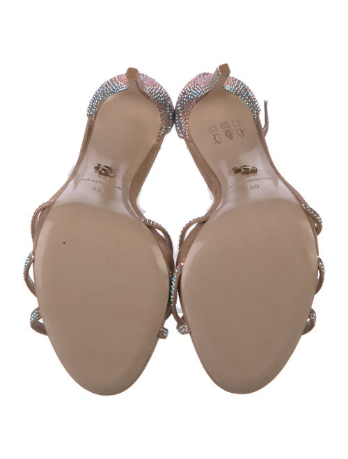 Le Silla Suede Slingback Sandals