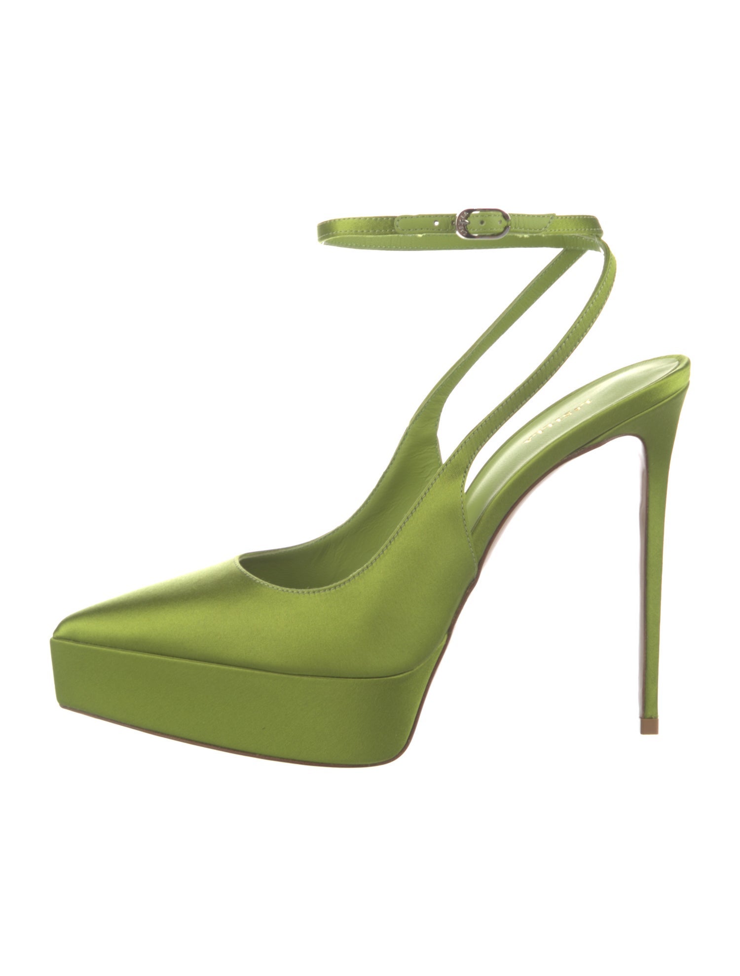 Le Silla Satin Slingback Pumps