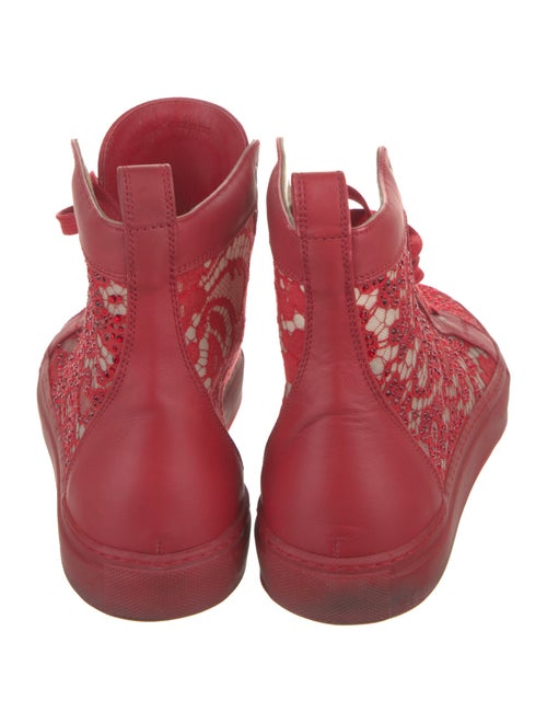 Le Silla Mesh Printed Lace-Up Boots