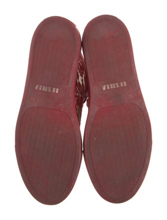 Le Silla Mesh Printed Lace-Up Boots