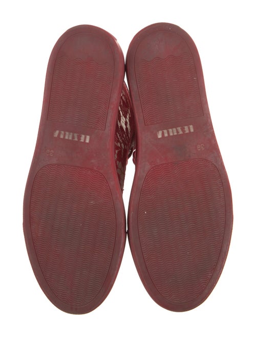 Le Silla Mesh Printed Lace-Up Boots