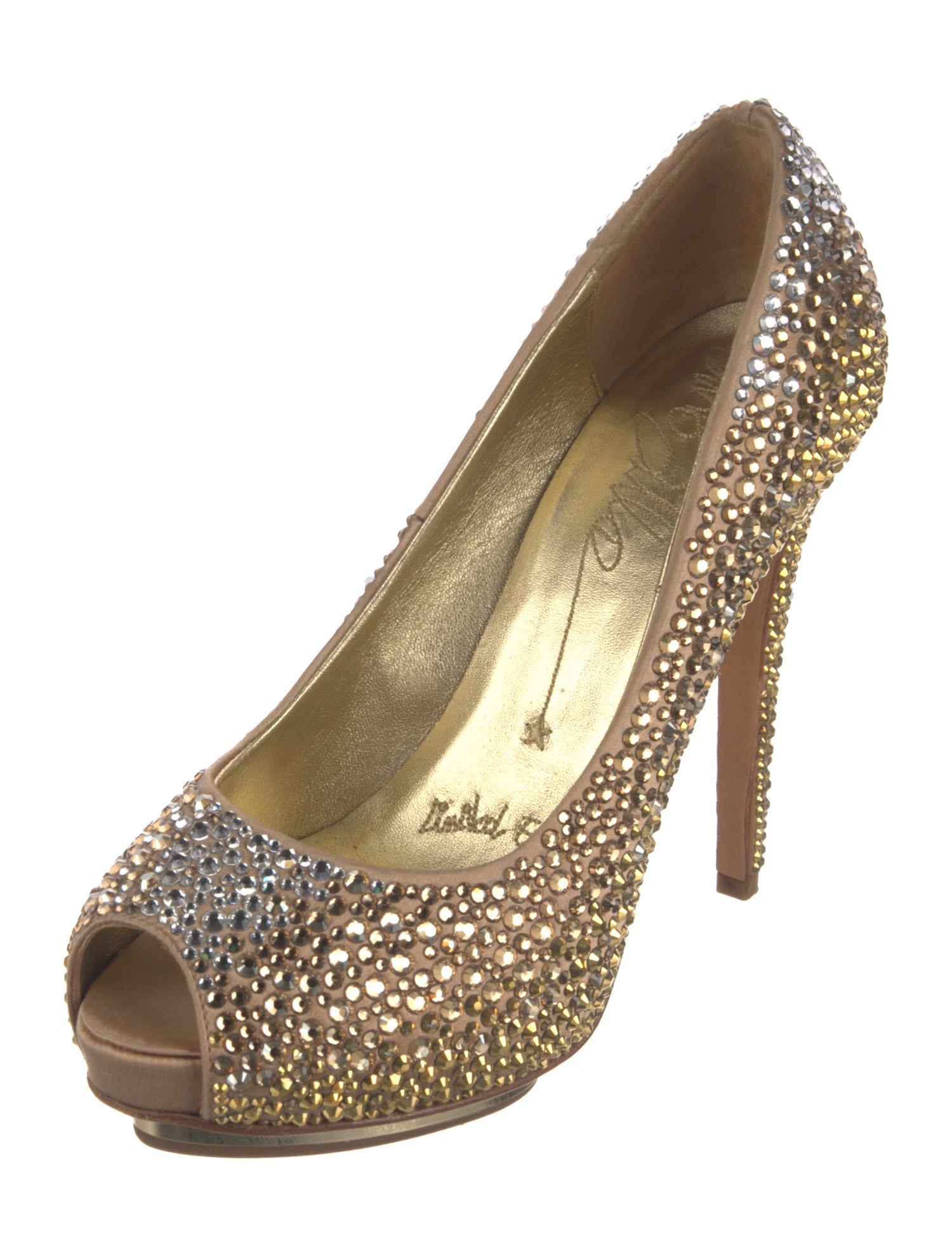 Le Silla Crystal Crystal Embellishments Pumps