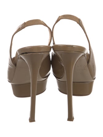 Le Silla Patent Leather Slingback Pumps