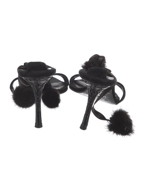 Le Silla Crystal Embellishments T-Strap Sandals