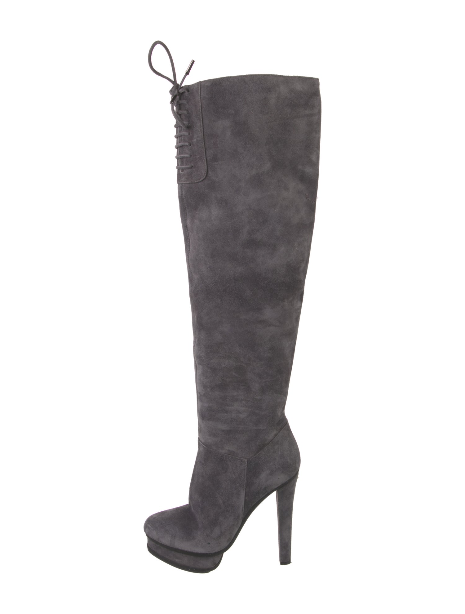 Le Silla Suede Tie-Dye Print Lace-Up Boots