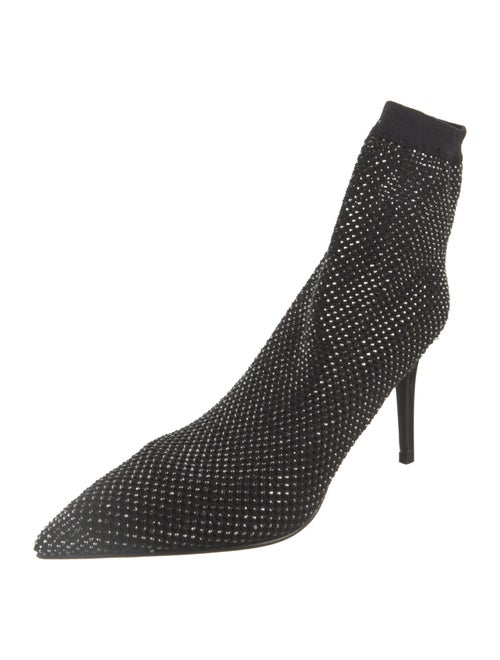 Le Silla Mesh Crystal Embellishments Sock Boots