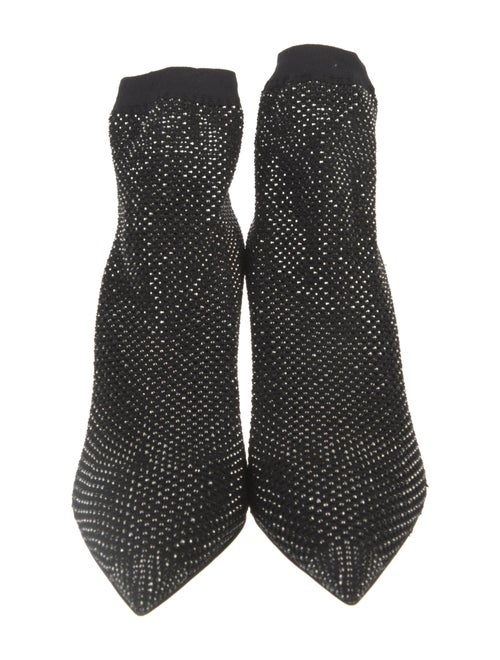 Le Silla Mesh Crystal Embellishments Sock Boots