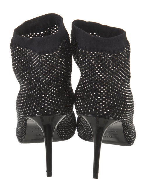 Le Silla Mesh Crystal Embellishments Sock Boots