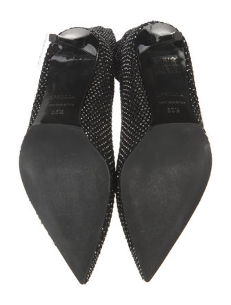 Le Silla Mesh Crystal Embellishments Sock Boots