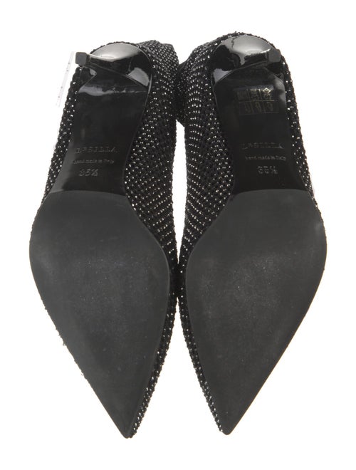 Le Silla Mesh Crystal Embellishments Sock Boots