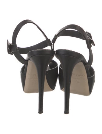 Le Silla Leather Slingback Sandals
