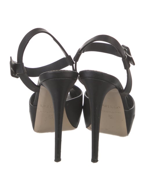 Le Silla Leather Slingback Sandals