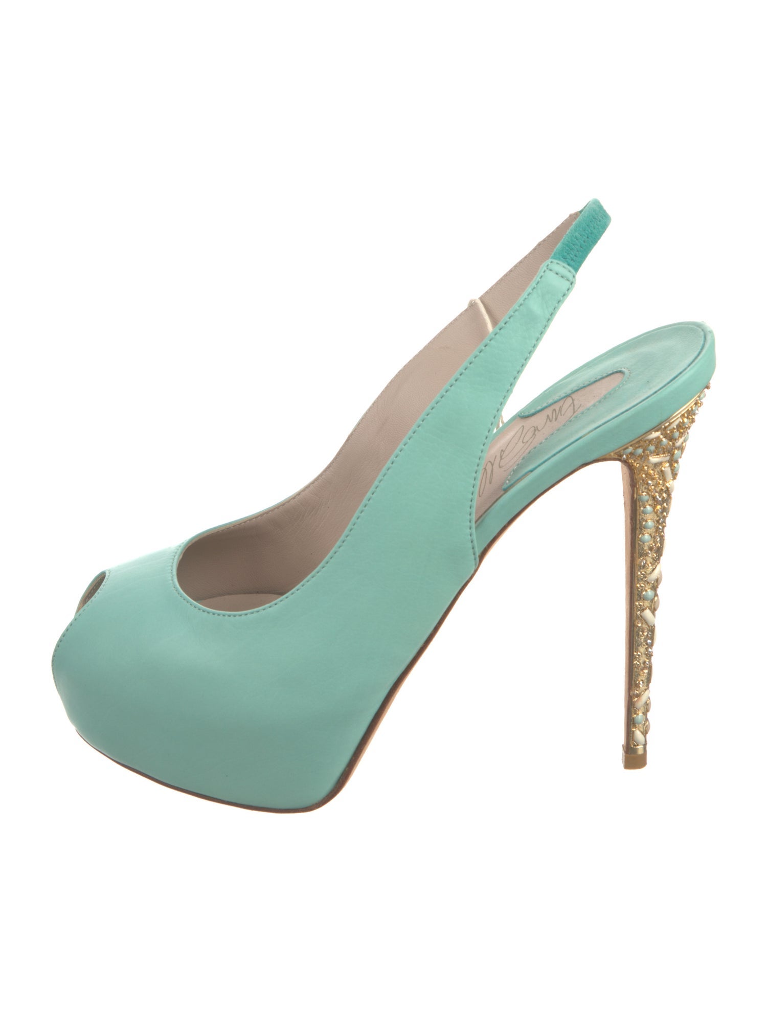 Le Silla Leather Slingback Pumps