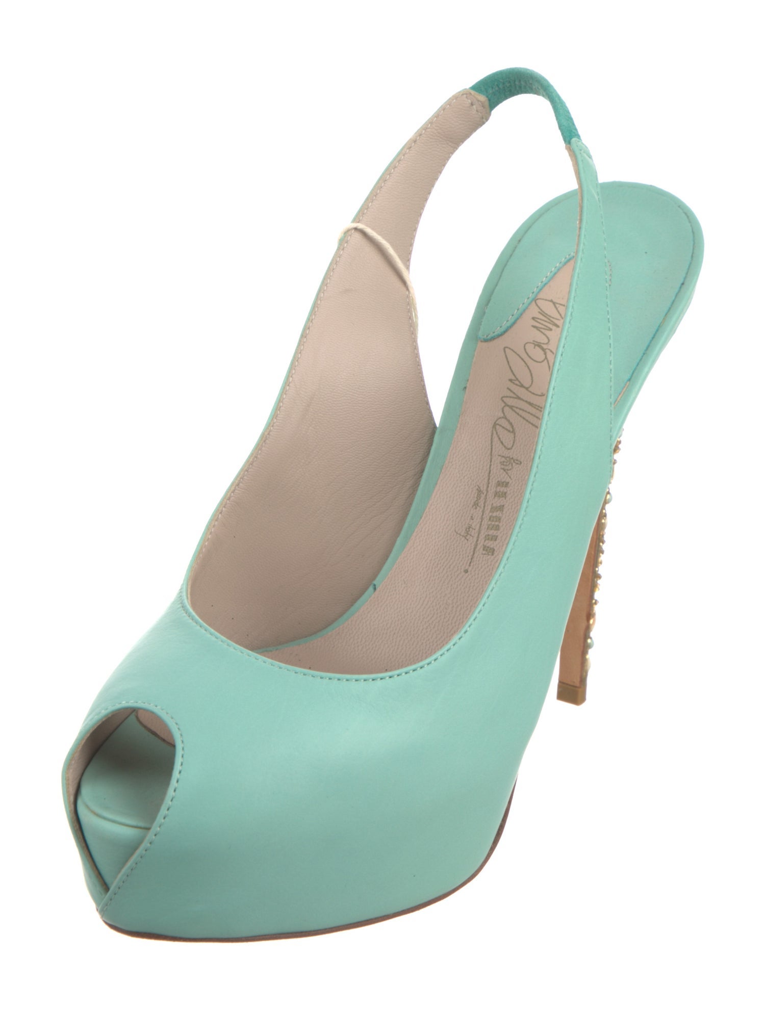 Le Silla Leather Slingback Pumps