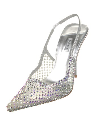 Le Silla Crystal Slingback Pumps