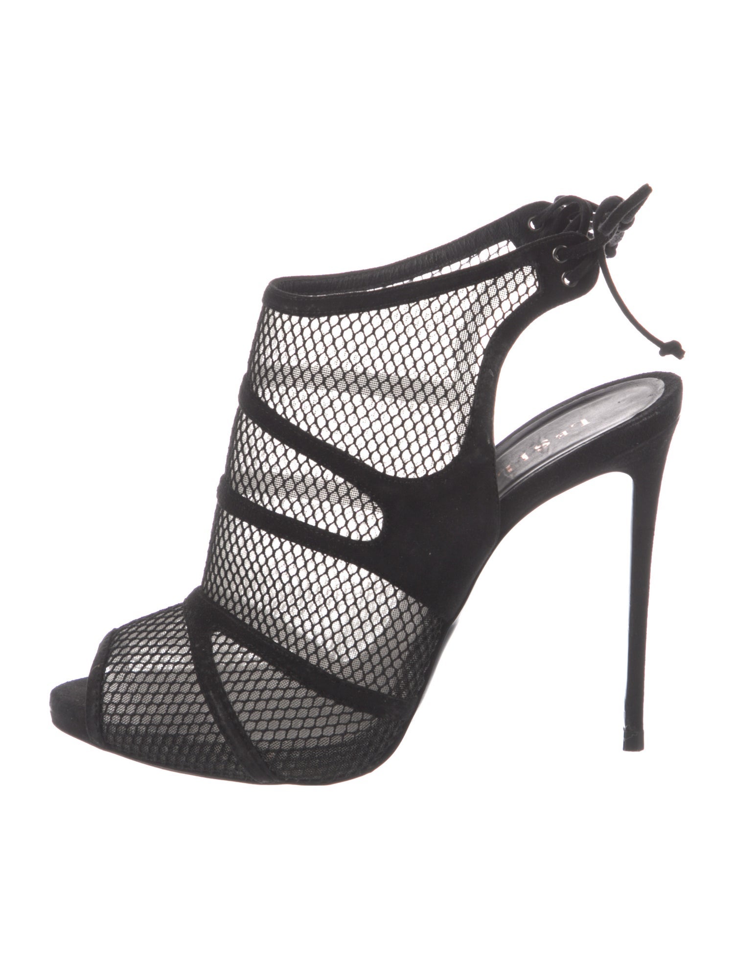 Le Silla Suede Printed Slingback Pumps