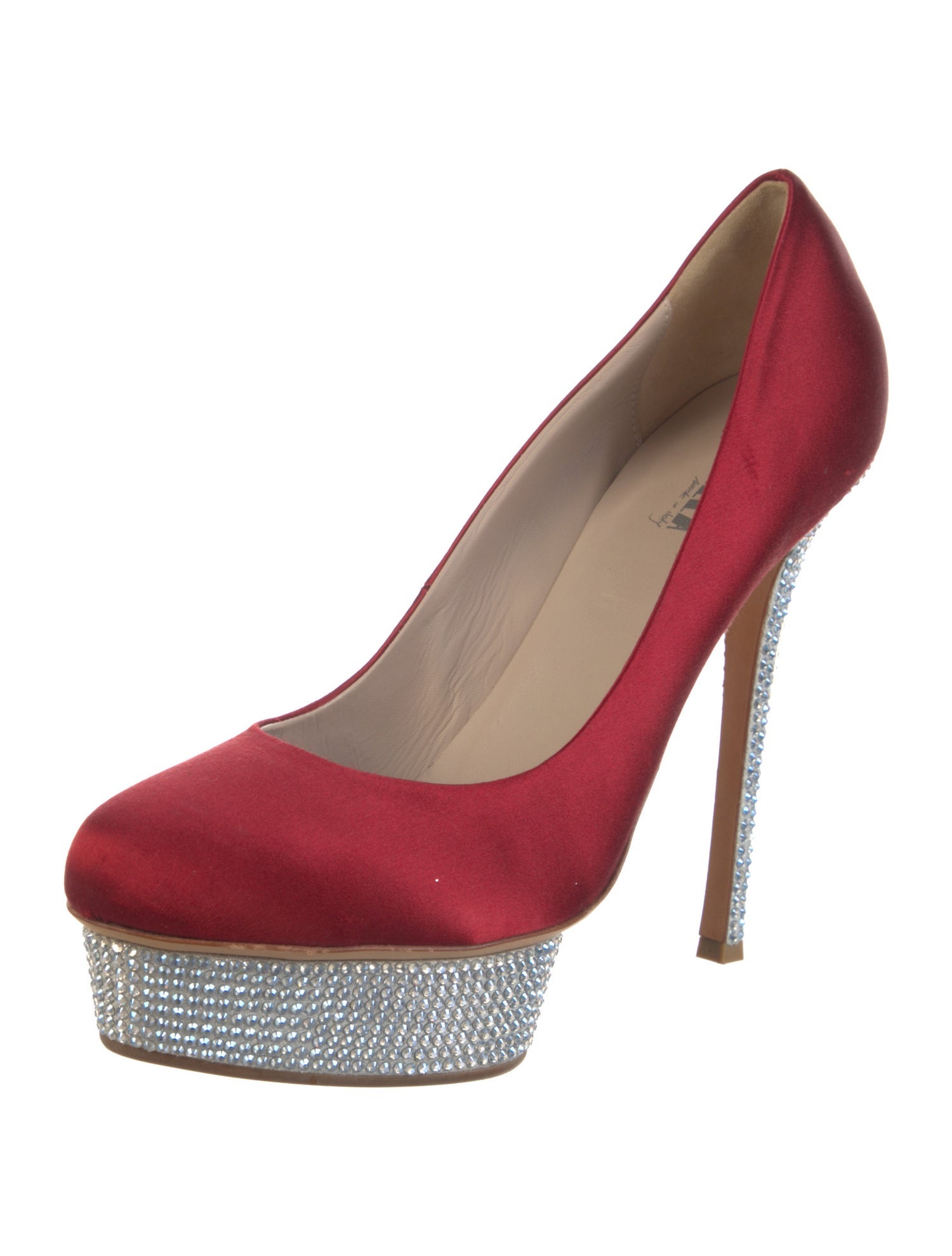 Le Silla Satin Pumps