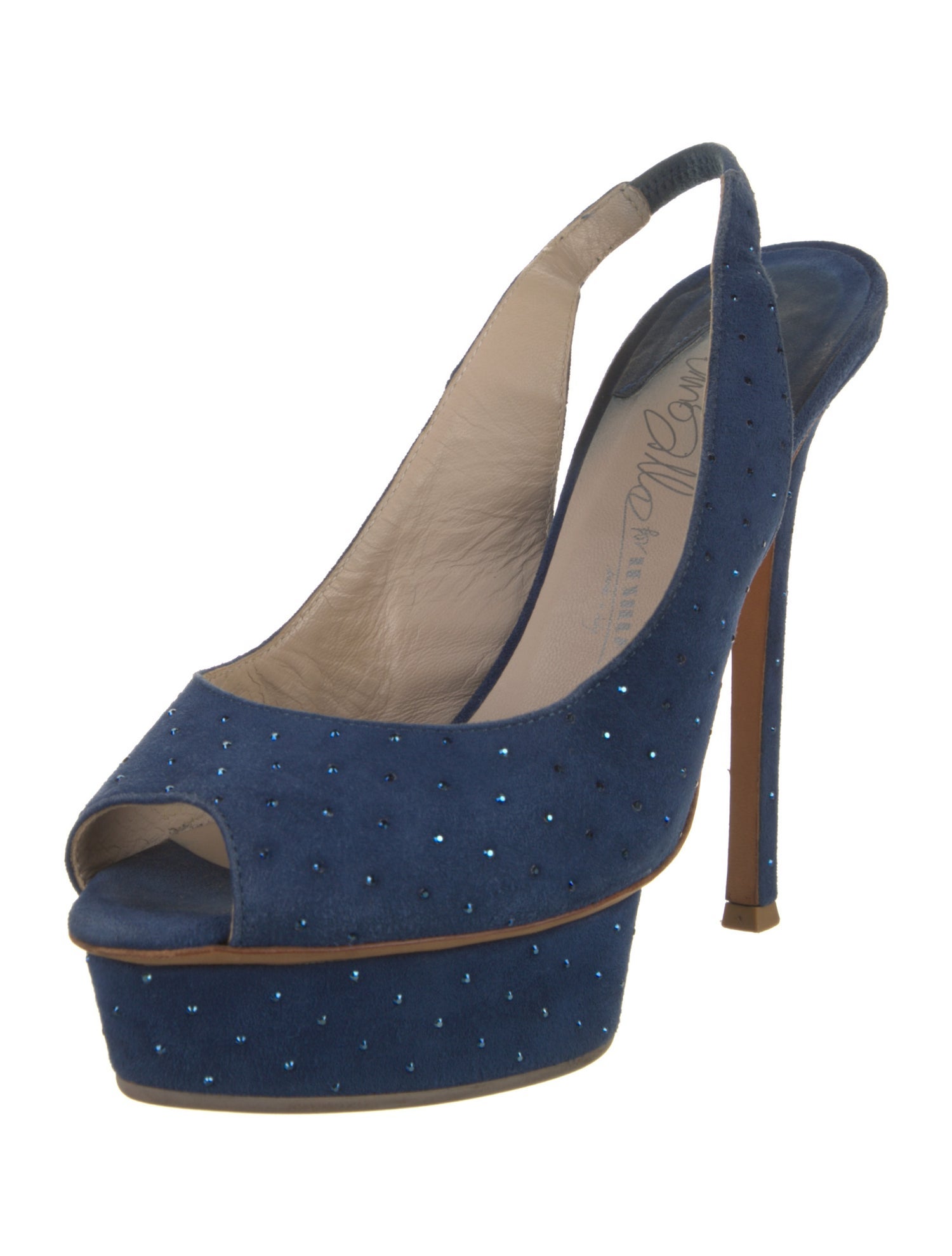 Le Silla Suede Slingback Pumps