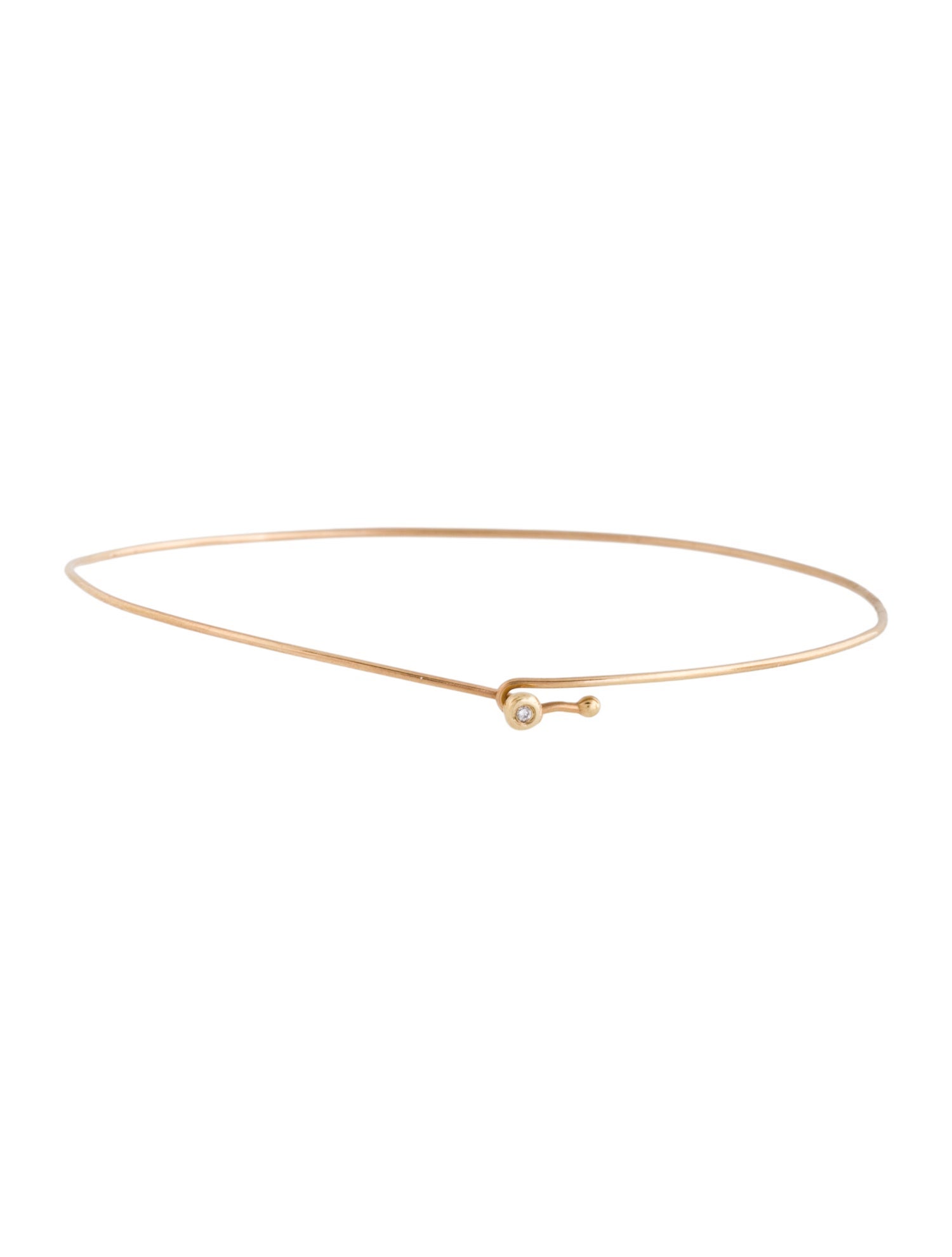 Loren Stewart 14K Diamond Bangle Bracelet