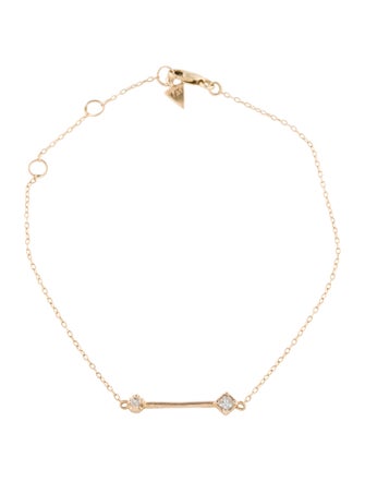 Loren Stewart 14K Sapphire Bar Link Bracelet