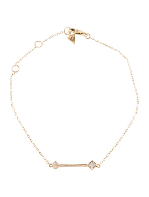 Loren Stewart 14K Sapphire Bar Link Bracelet