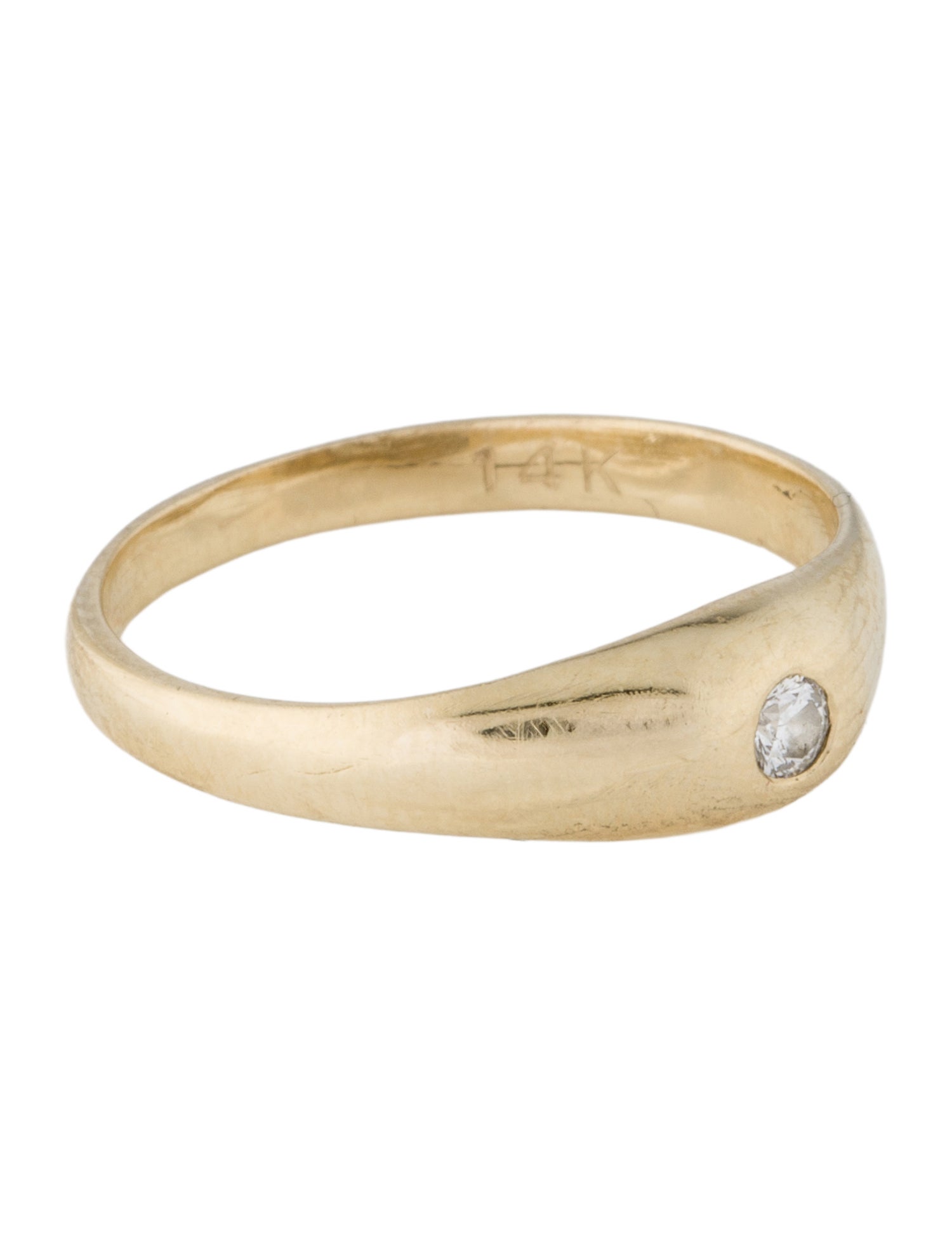 Loren Stewart 14K Diamond Varsity Ring