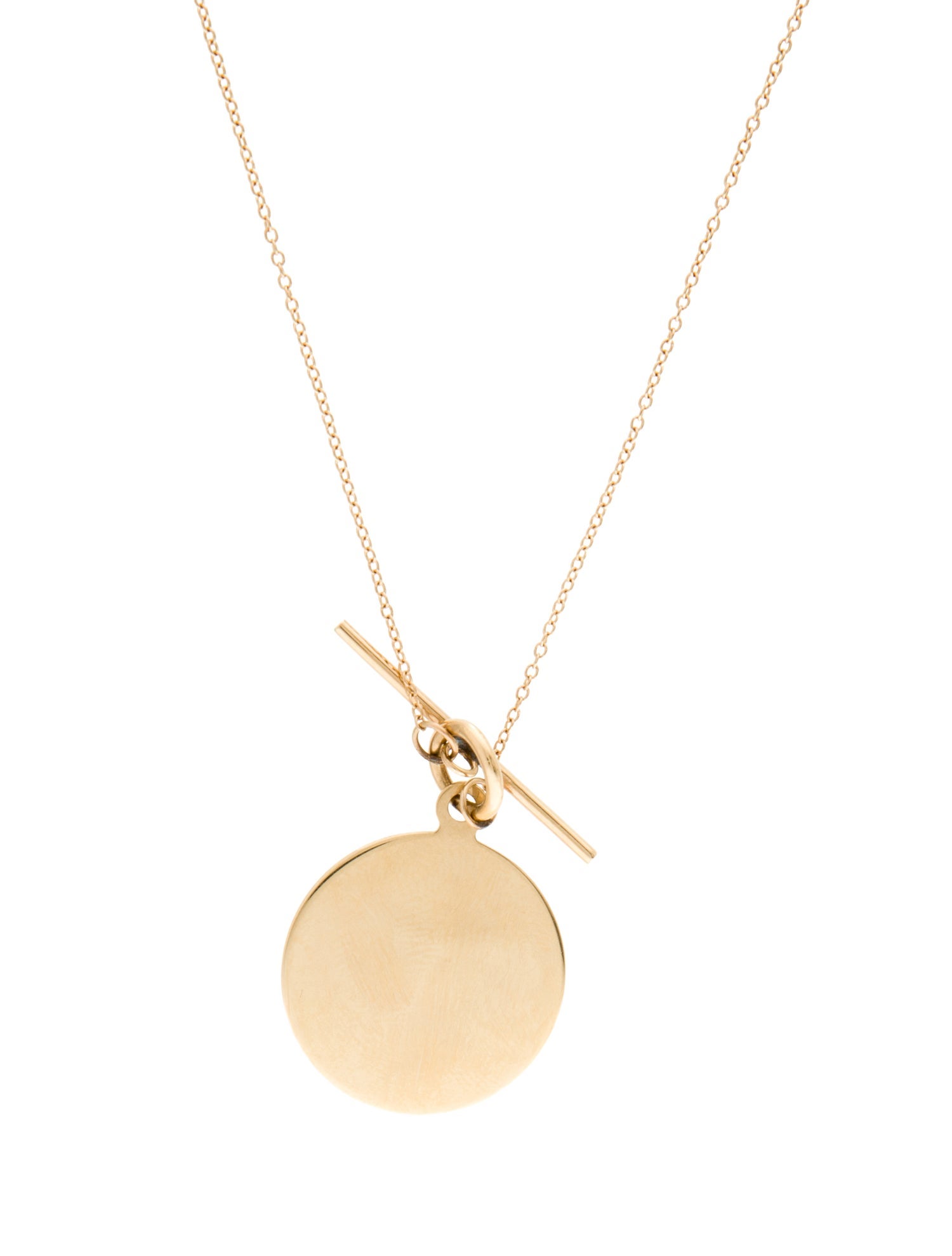 Loren Stewart Disk & Toggle Necklace