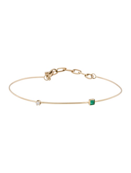Loren Stewart 14K Emerald & Diamond Bracelet