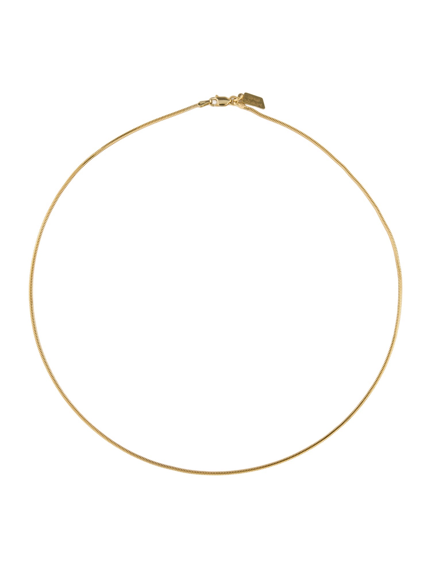 Loren Stewart 14K Classic Snake Chain Necklace