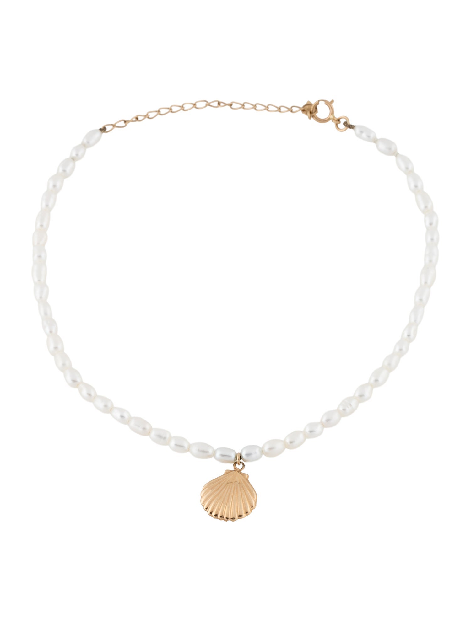 Loren Stewart 14K Pearl La Dolce Vita Anklet
