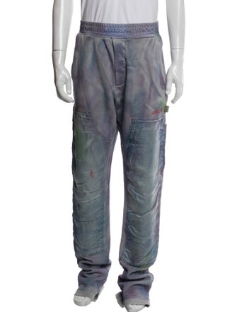 Lost Daze Graphic Print Cargo Pants