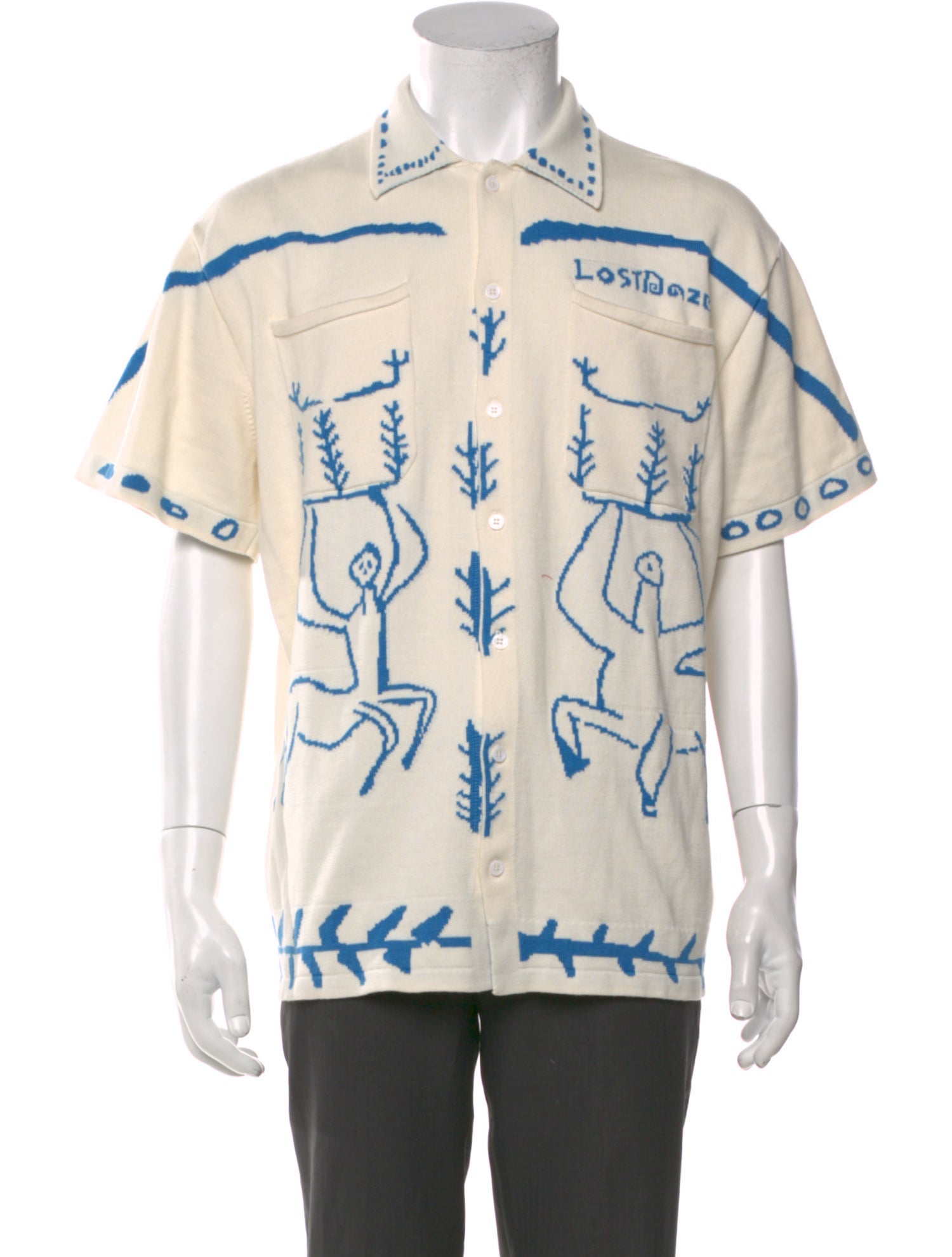 Lost Daze Printed Short Sleeve Shirt