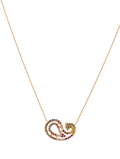 Lito 18K Ruby, Sapphire & Diamond Wonderland Pendant Neckalce