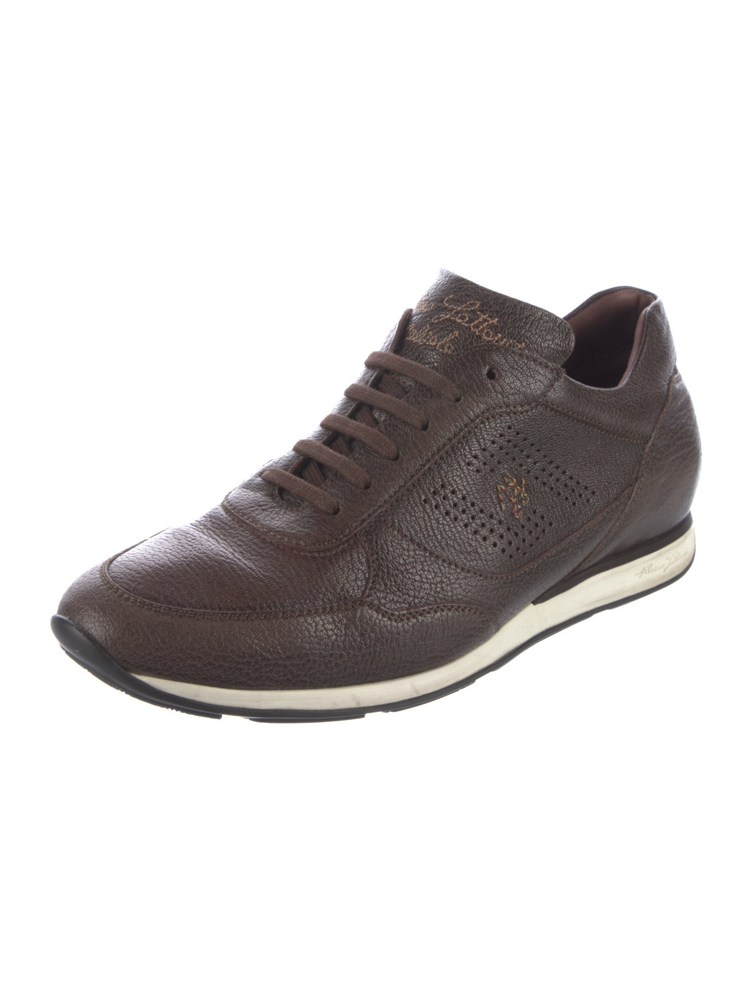 Silvano Lattanzi Leather Sneakers