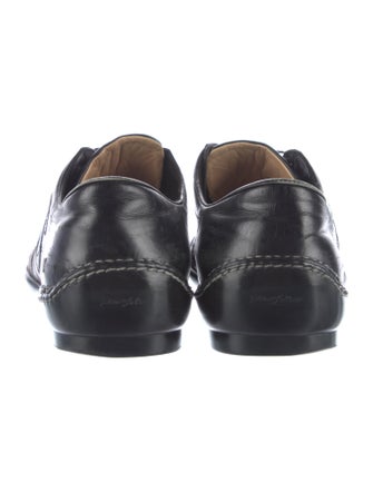 Silvano Lattanzi Patent Leather Printed Sneakers