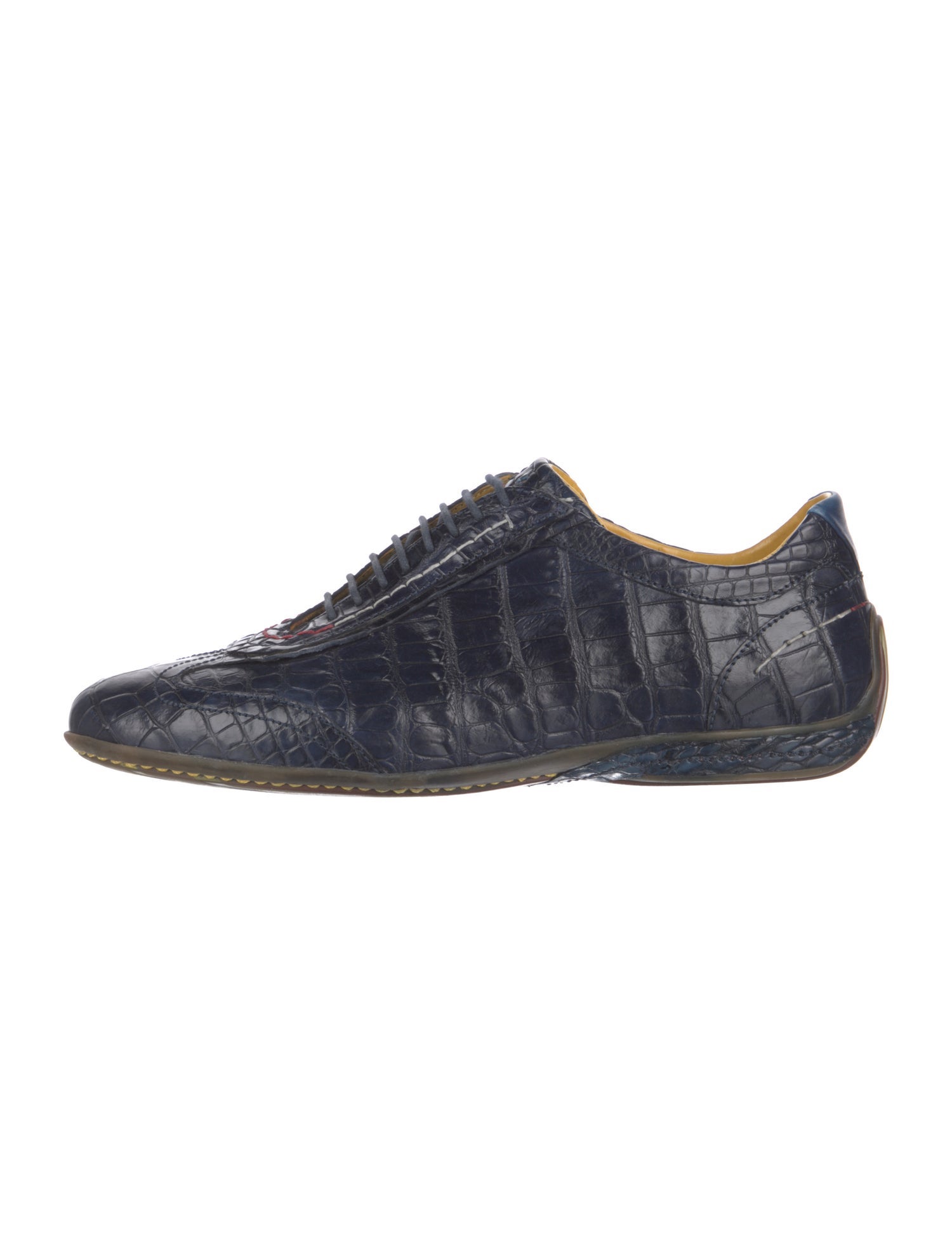 Silvano Lattanzi Alligator Printed Sneakers