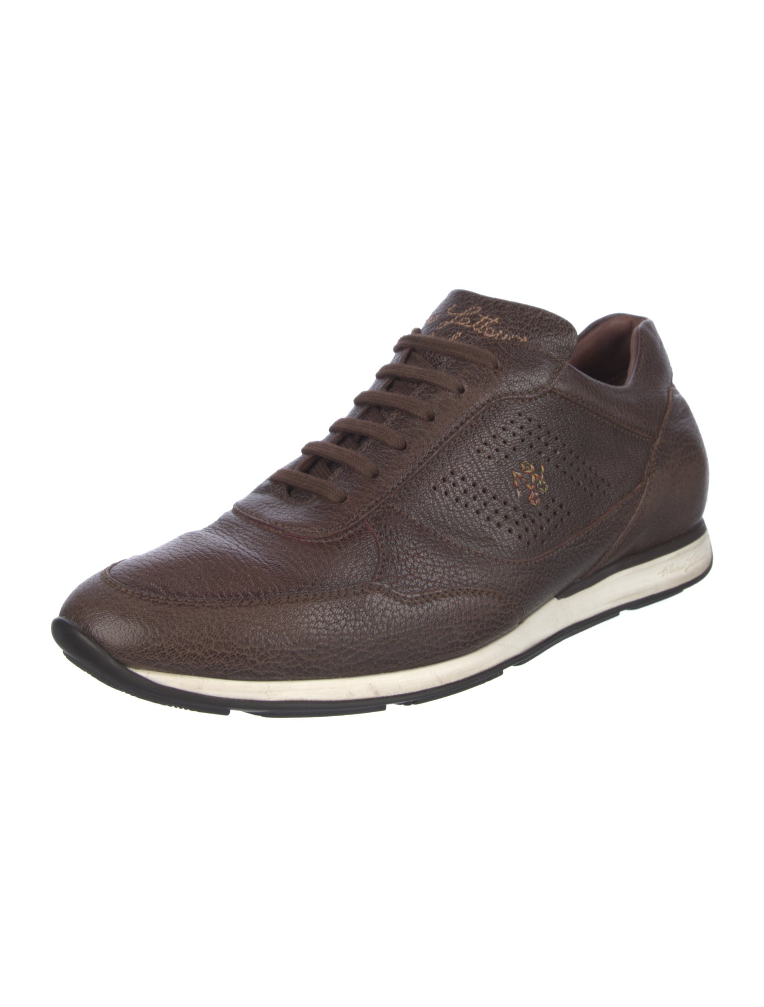 Silvano Lattanzi Leather Sneakers