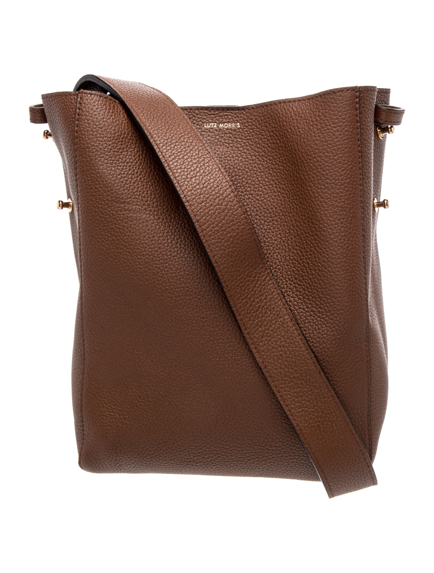 Lutz Morris Calf Leather Messenger Bag