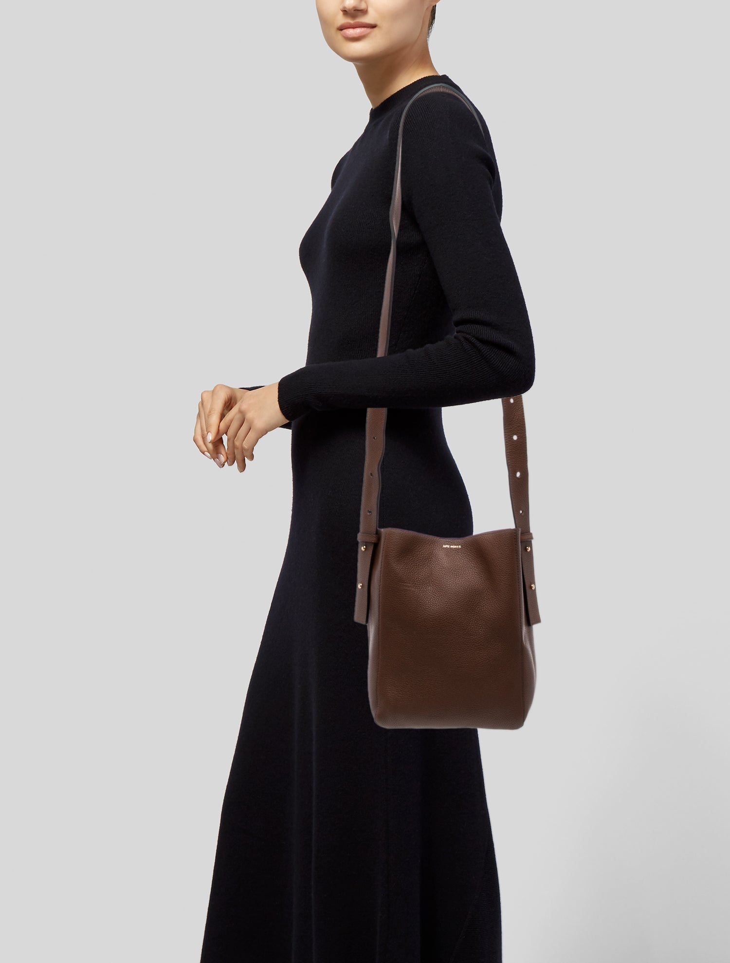 Lutz Morris Calf Leather Messenger Bag