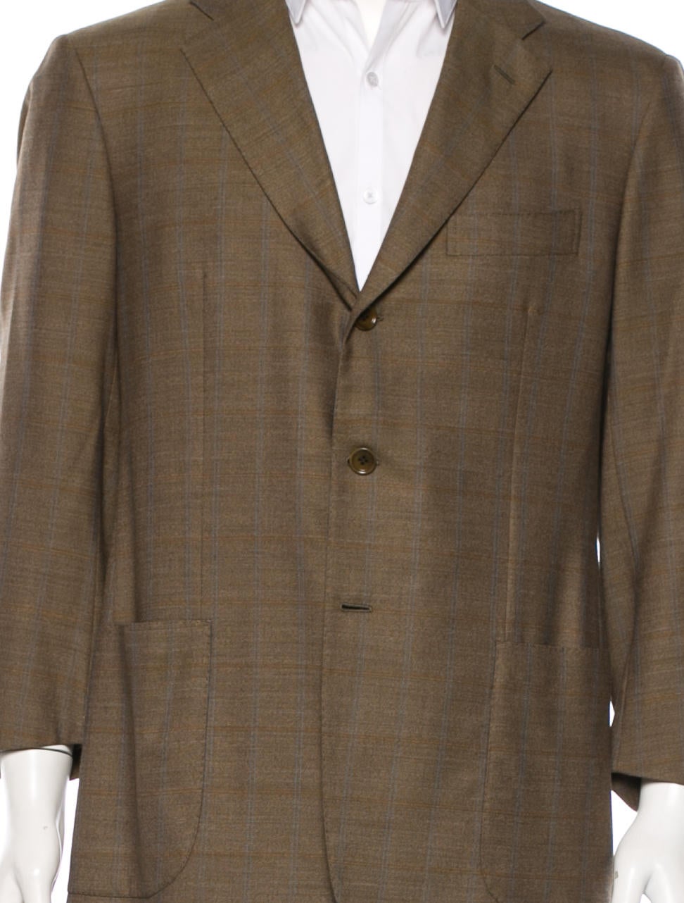 Luciano Barbera Wool Blazer - Clothing