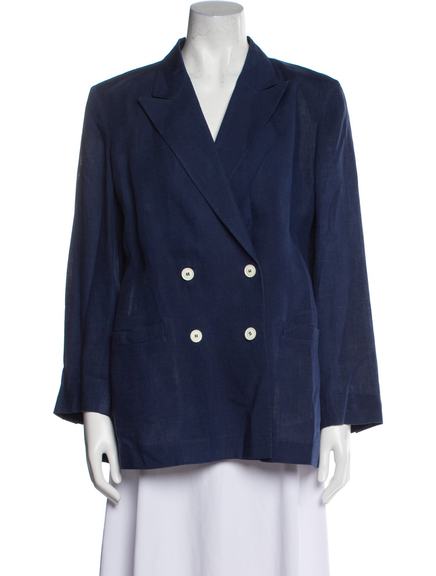 Luciano Barbera Linen Blazer