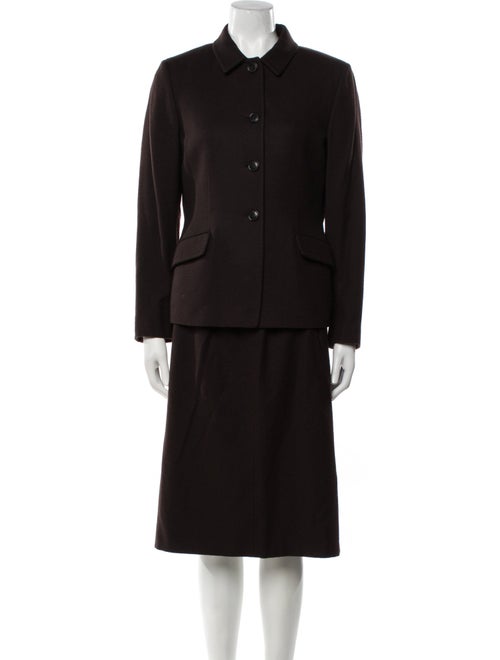 Luciano Barbera Cashmere Skirt Suit