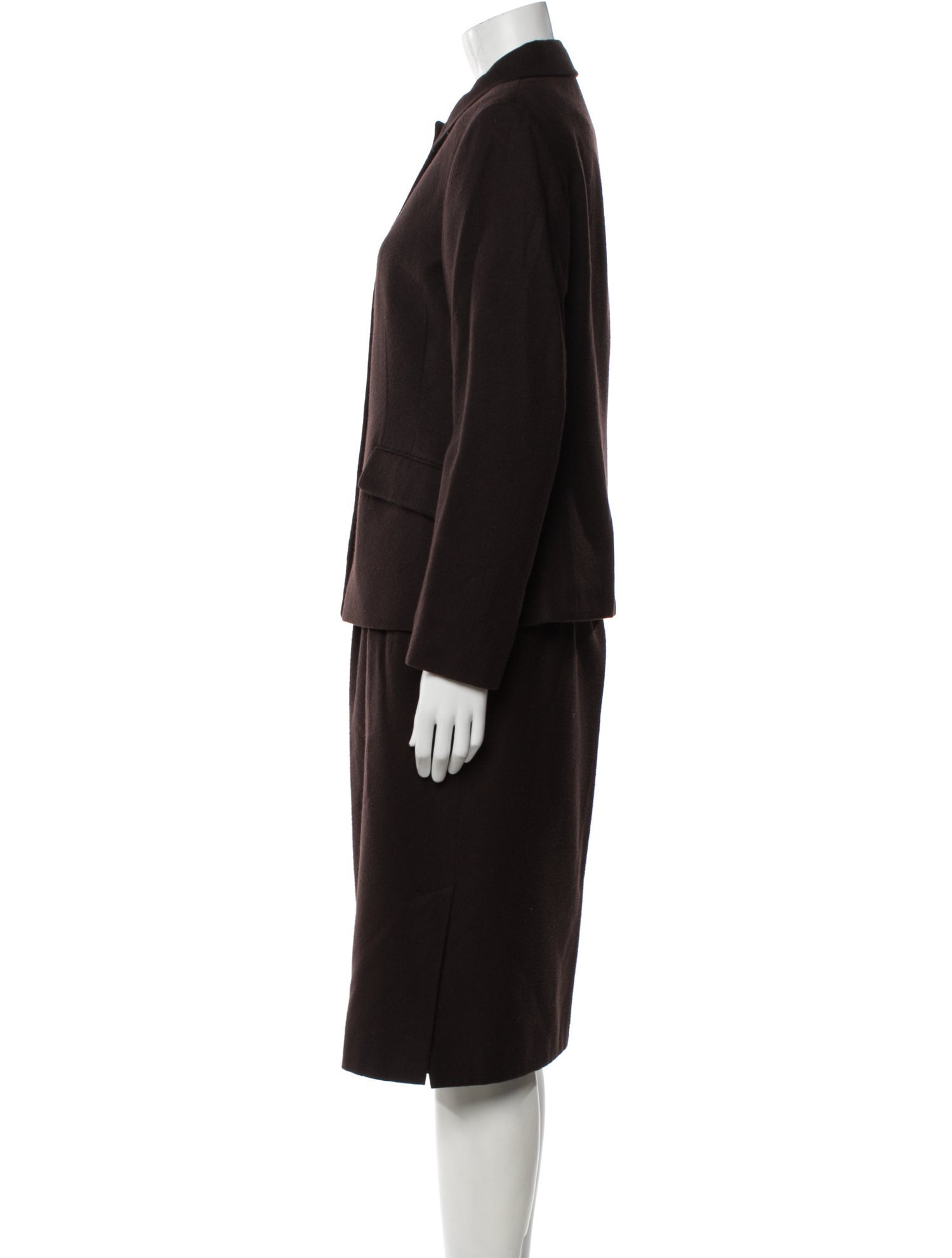 Luciano Barbera Cashmere Skirt Suit