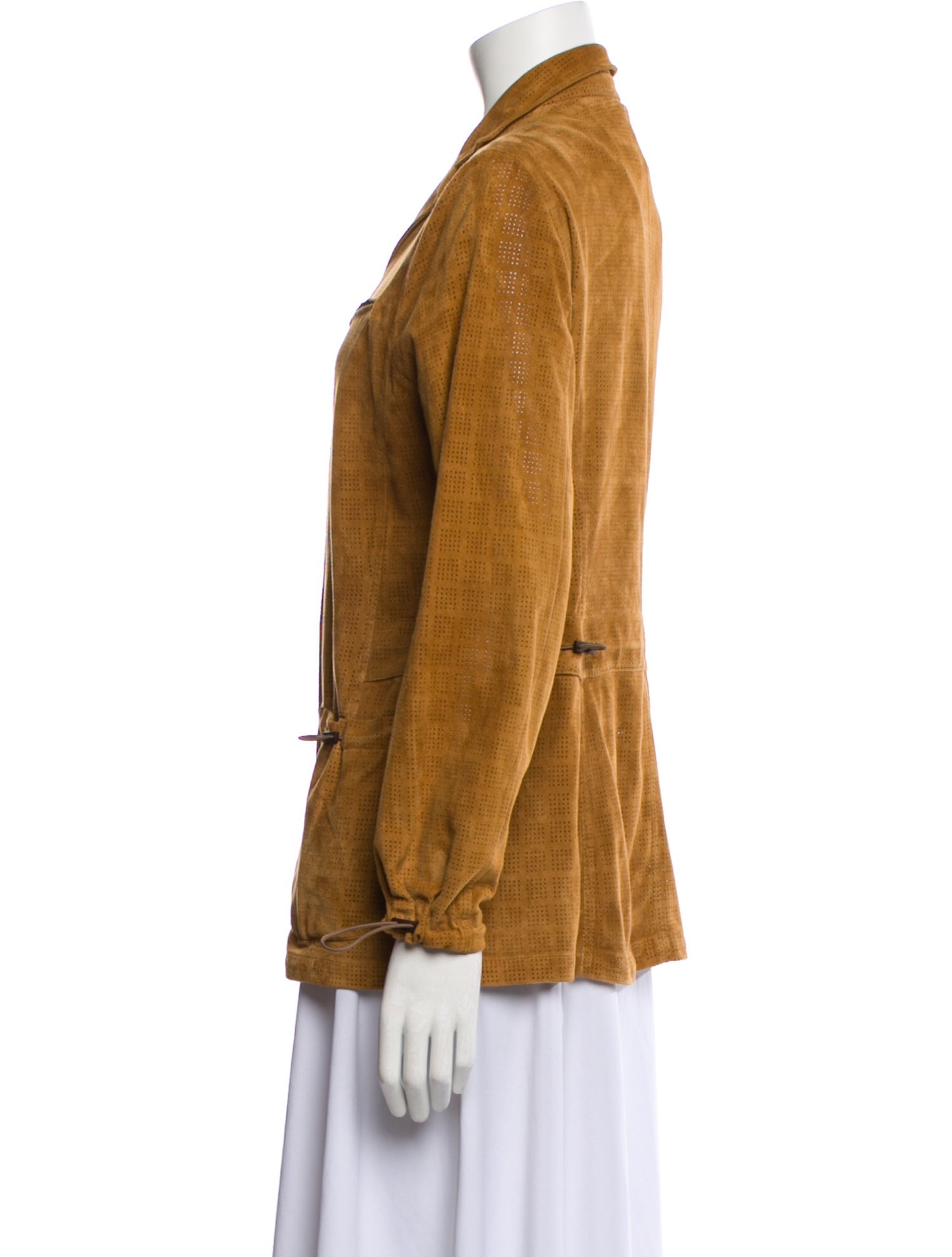 Luciano Barbera Leather Blazer